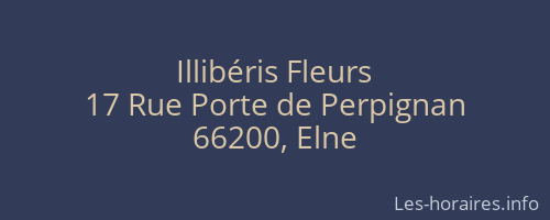Illib&eacute;ris Fleurs