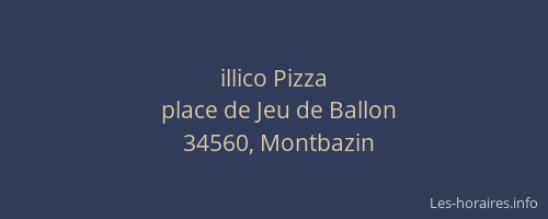 illico Pizza