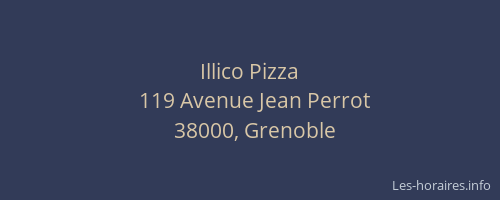 Illico Pizza