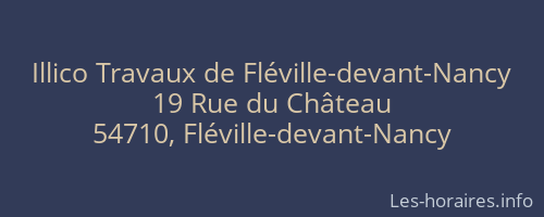 Illico Travaux de Fléville-devant-Nancy