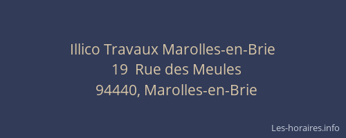Illico Travaux Marolles-en-Brie