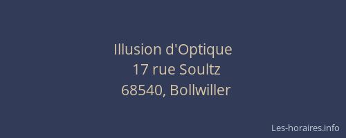 Illusion d'Optique