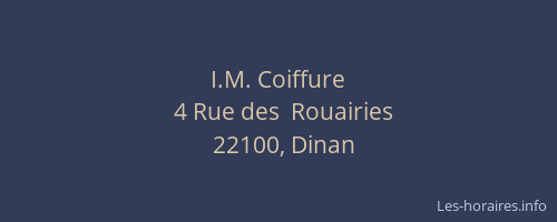 I.M. Coiffure