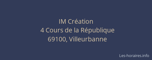 IM Création