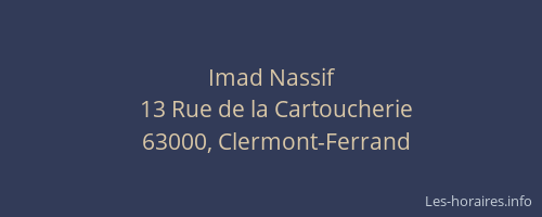 Imad Nassif