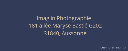 Imag'in Photographie
