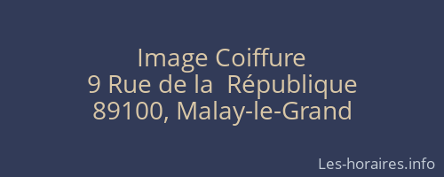 Image Coiffure
