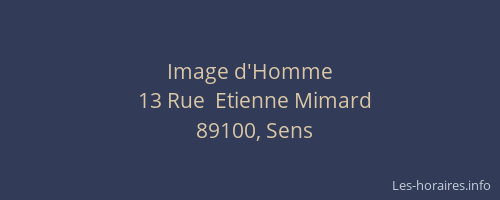 Image d'Homme