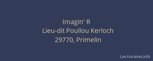 Imagin' R