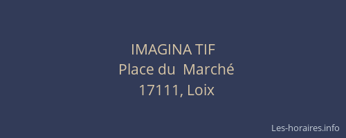 IMAGINA TIF