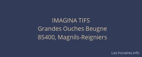 IMAGINA TIFS