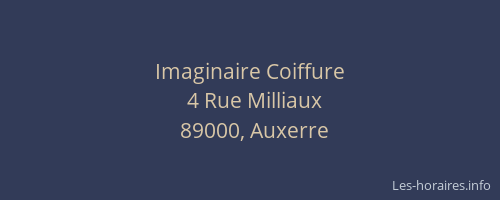 Imaginaire Coiffure