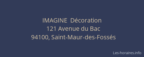 IMAGINE  D&eacute;coration