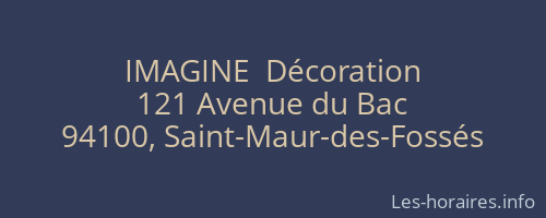 IMAGINE  Décoration