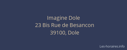 Imagine Dole