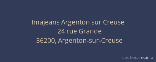Imajeans Argenton sur Creuse