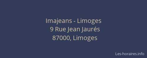 Imajeans - Limoges