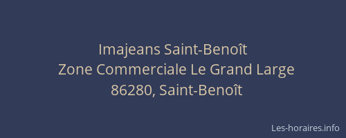 Imajeans Saint-Beno&icirc;t
