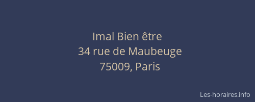 Imal Bien être