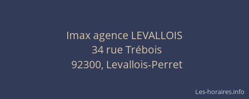 Imax agence LEVALLOIS