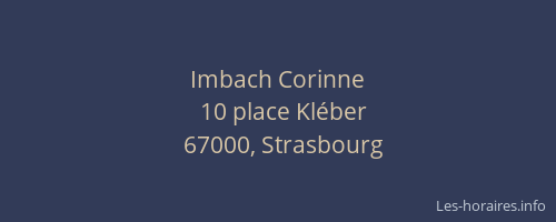 Imbach Corinne