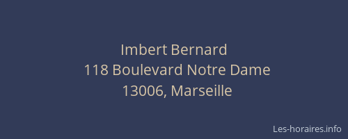 Imbert Bernard
