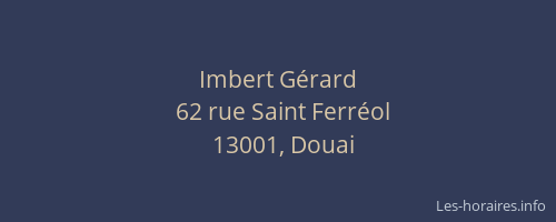 Imbert Gérard