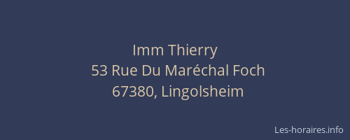 Imm Thierry