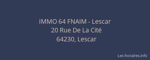 IMMO 64 FNAIM - Lescar