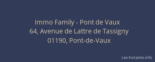Immo Family - Pont de Vaux