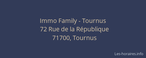 Immo Family - Tournus