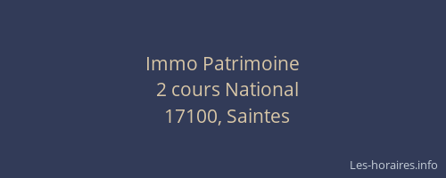 Immo Patrimoine