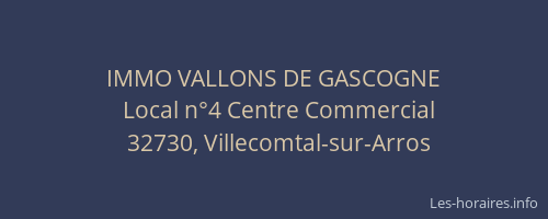 IMMO VALLONS DE GASCOGNE