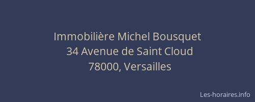 Immobilière Michel Bousquet