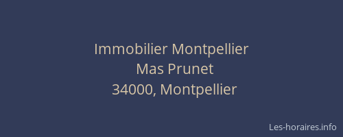 Immobilier Montpellier