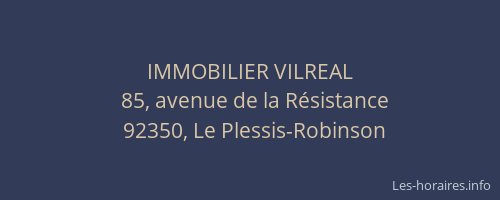 IMMOBILIER VILREAL