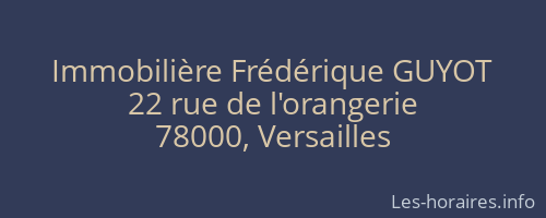 Immobilière Frédérique GUYOT