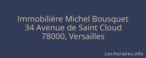 Immobilière Michel Bousquet
