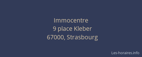Immocentre