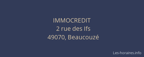 IMMOCREDIT