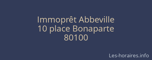Immopr&ecirc;t Abbeville