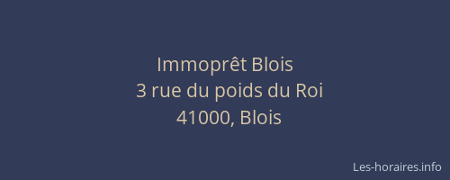 Immoprêt Blois