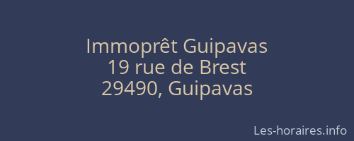 Immoprêt Guipavas