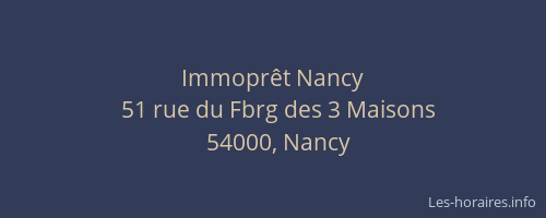 Immoprêt Nancy