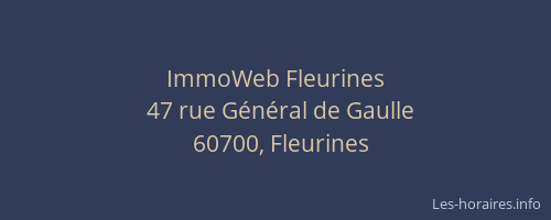ImmoWeb Fleurines
