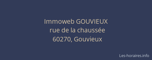 Immoweb GOUVIEUX