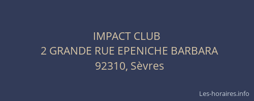 IMPACT CLUB