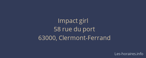 Impact girl