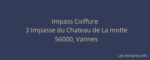 Impass Coiffure