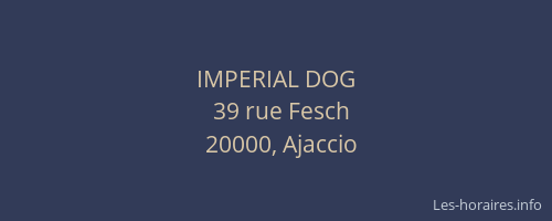 IMPERIAL DOG